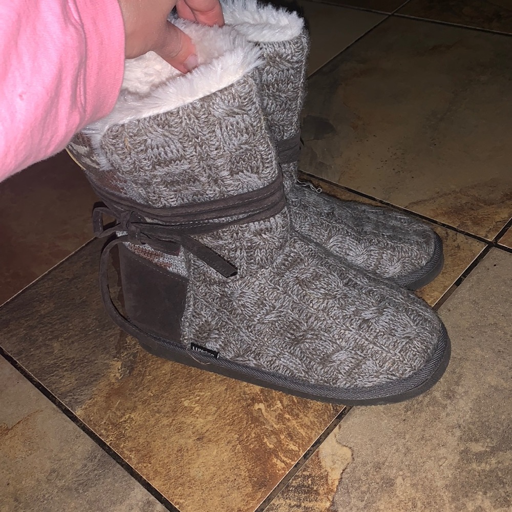 Gray Boots